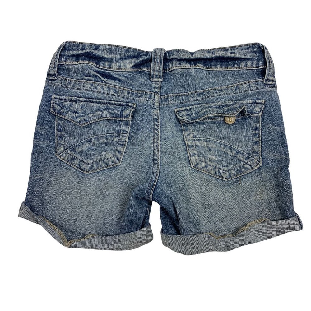 Decree Junior 1 Denim Shorts Shorts Jean 28" X 4.5" - Picture 2 of 3